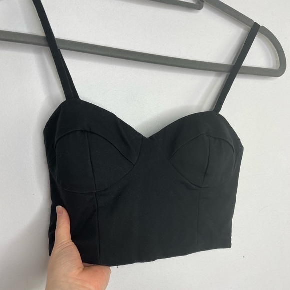 BARDOT cropped blazer zipper tank top - Picture 2 of 6